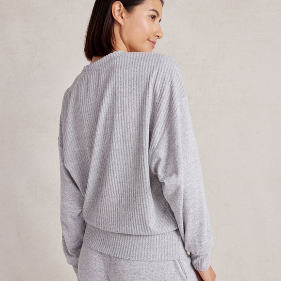 Haven Well Within Lightweight Crewneck Sweater. Small. Gray. NWT. - Picture 9 of 9
